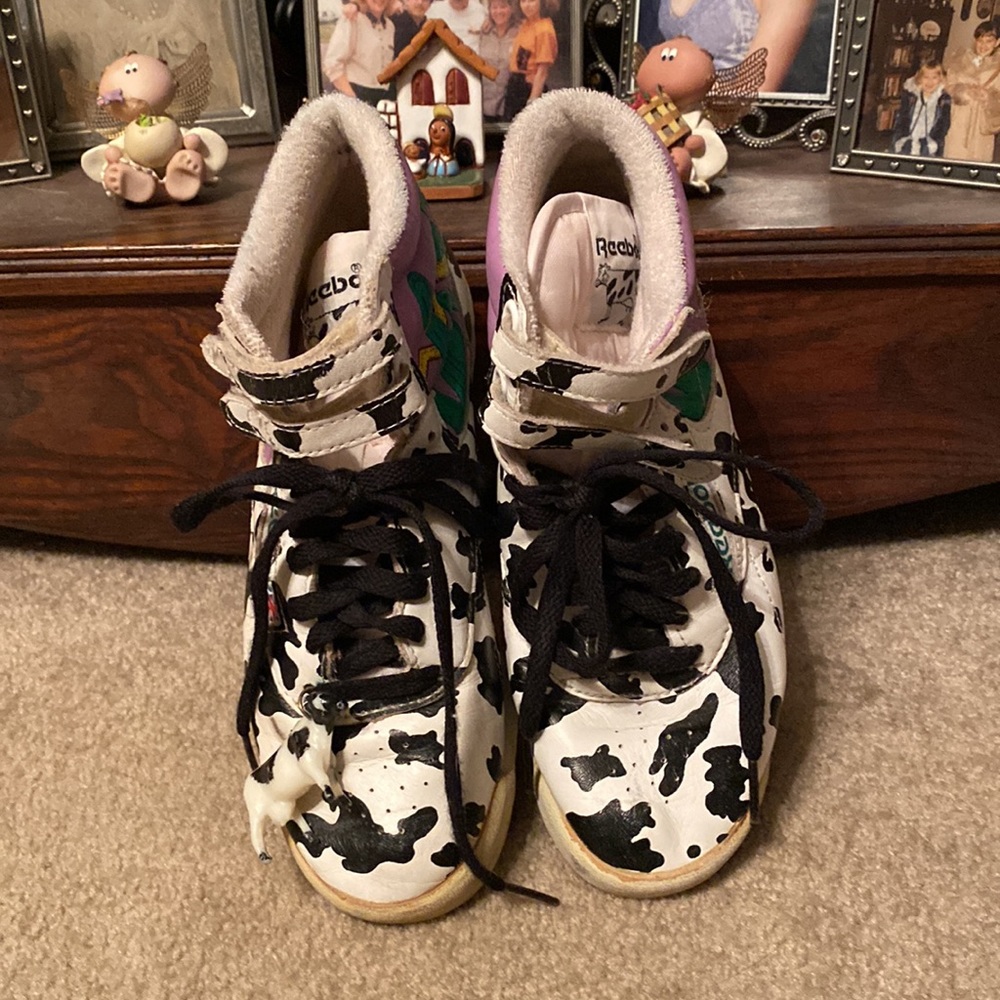 Vintage Reebok Desert Cow Pattern - Picture 2 of 8
